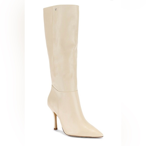 Larroude The Kate Boot in Ivory Sz 7.5 Revolve SOLD OUT - Picture 1 of 5